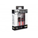 Câble Micro USB Plat Rouge