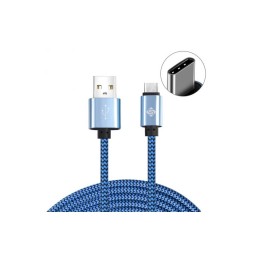 Cable USB Type C Bleu 1M