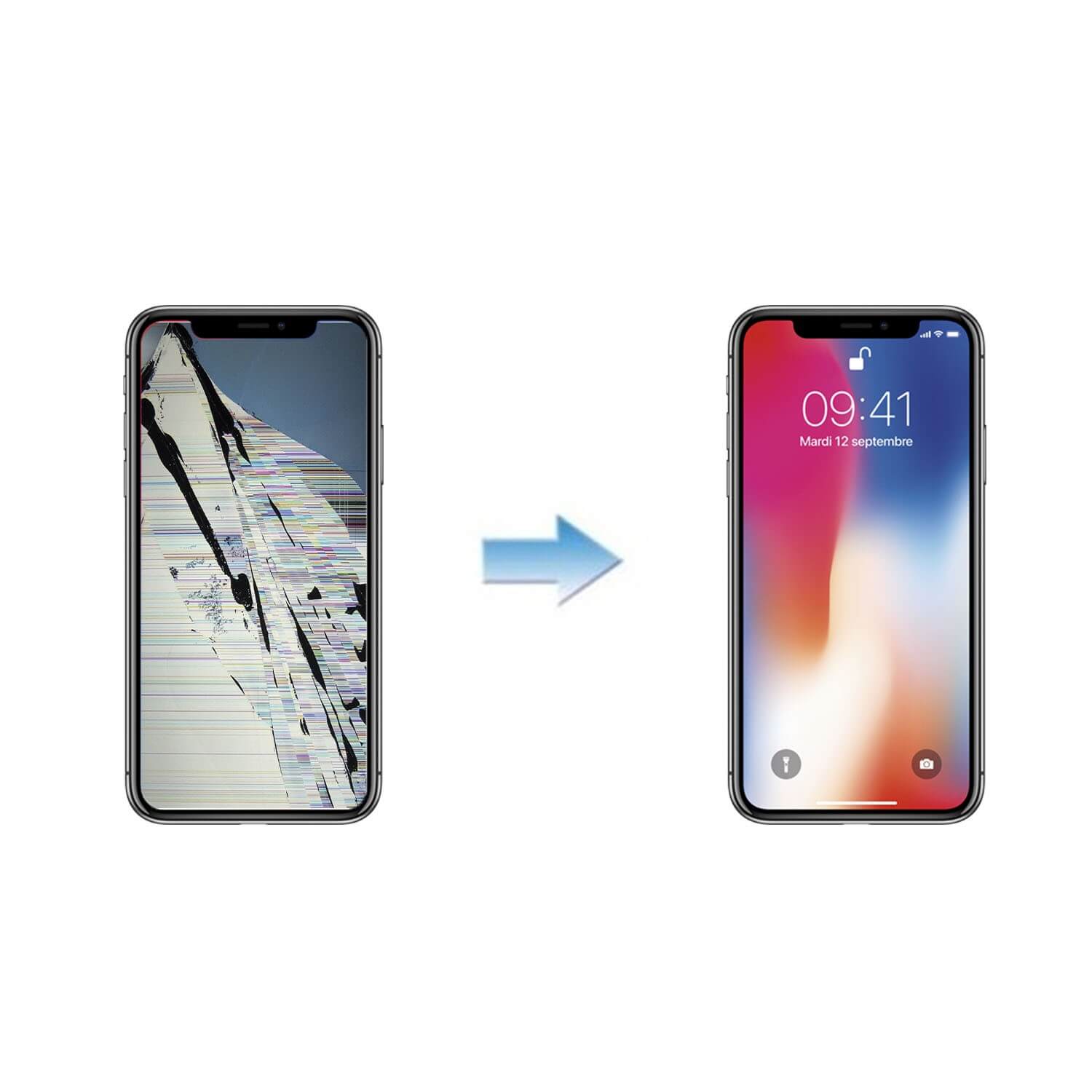 Changement écran iphone XS