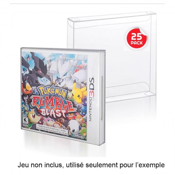 Etui de Protection Jeu 3DS Evoretro Pack de 25pcs