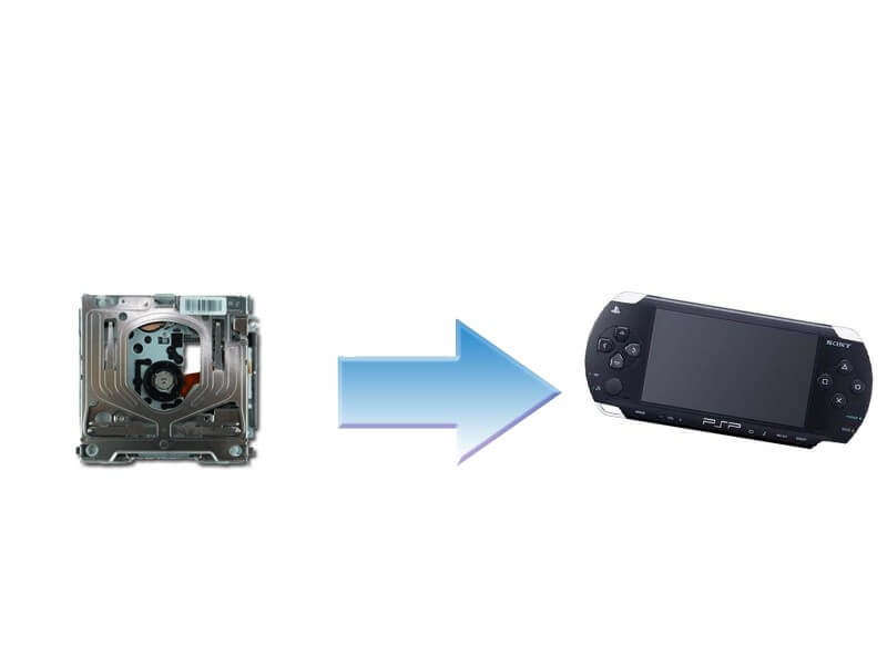 Réparation PSP 3000 - Remplacement du lecteur de carte mémoire sur